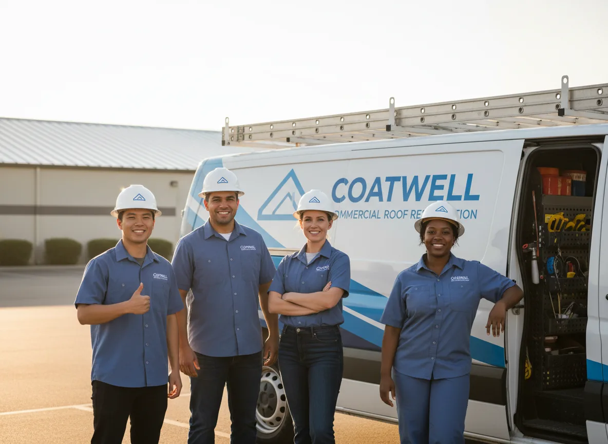 Commercial roof coating company in Ceresco, MI